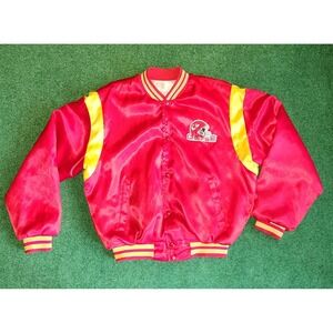 Vintage Swingster Kansas City Starter Style Satin Bomber Jacket